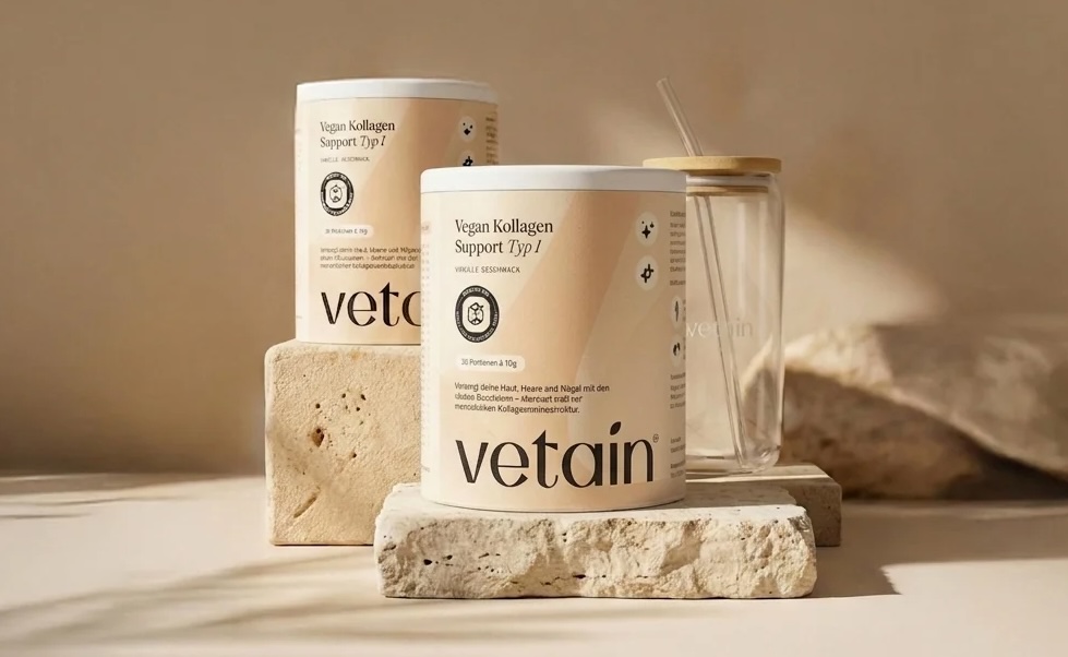 produktmockup Vetain ProKollagen Typ 1 Dosen