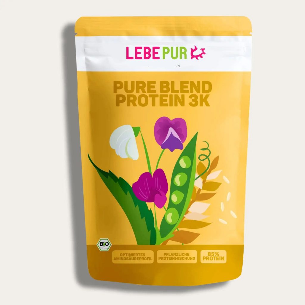 produktfoto vegan protein von lebepur